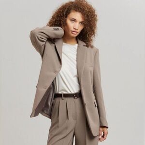 Frankie Shop Payli Blazer in Mocha